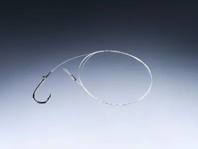Produktbild von Balzer MK Zander Fluorocarbon-Vorfach mit Einzelhaken 80cm 2/0-0,33mm