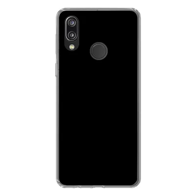 Produktbild von MuchoWow® Handyhülle Schutzhülle Hülle für Huawei P20 Lite (2020) Schwarz - Dunkel - Massiv - Farbe Silikon Softcase Handy Hülle - Kartenhalter