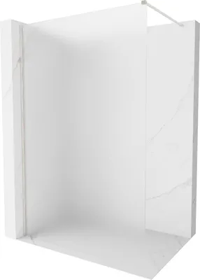 Obrázok produktu pre Mexen Kioto-X sprchová zástena 90 x 200 cm, frost 10 mm, brúsený nikel - 800-090-101-97-30-X