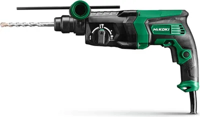 Produktbild von HiKOKI Bohr- & Meißelhammer SDS-plus, 830 W, 2,9 J, Beton bis Ø 26 mm, incl. Zubehör, Koffer