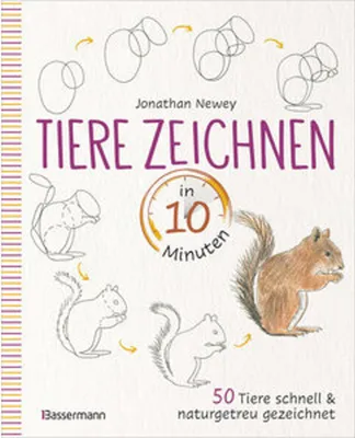 Image de Tiere zeichnen in 10 Minuten. 50 Tiere schnell und naturgetreu gezeichnet