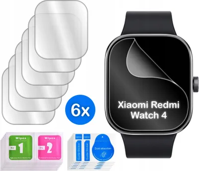 Immagine prodotto di FOLIA do Xiaomi Redmi Watch 4 HYDROŻELOWA OCHRONNA na ekran 3D 6 sztuk