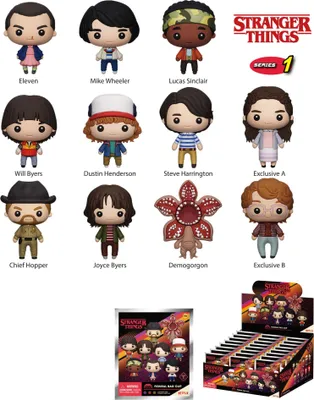 Immagine prodotto di Stranger Things - Etichette per borse in PVC Serie 1 Display (24)