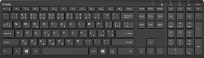 Obrázok produktu pre YENKEE Wireless keyboard Slim YKB 2000 CSBK