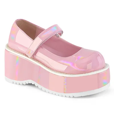 Produktbild von DOLLIE-01 Damen Sandale von DemoniaCult, Rosa  , EU 41, US 11