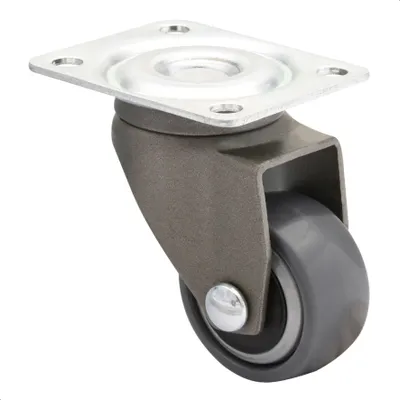 Produktbild von WAGNER Design 3C - Lenkrolle soft - Durchmesser Ø 25 mm, grau, Anschraubplatte, Tragkraft 12 kg - 01222801