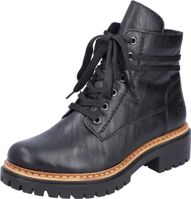 Produktbild von Rieker Boot - Schwarz Synthetik Größe: 39 Normal