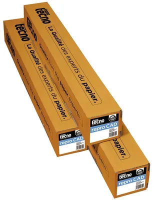 Produktbild von inapa 4100000199 CAD-Plotterpapier - 914 mm x 50 m, 90 g/qm, Kern-Ø 5,08 cm, 1 Rolle