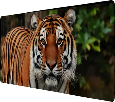 Produktbild von Tiger Schreibtischunterlage 69x31cm XXL Mauspad - Wildes Design für Ihr Büro