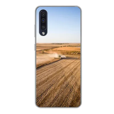 Produktbild von MuchoWow® Handyhülle Schutzhülle Hülle für Samsung Galaxy A50 Feld - Bauernhof - Traktor - Landwirt - Landleben Silikon Softcase Handy Hülle - Mobiltelefonhülle