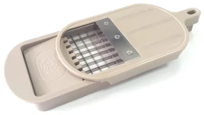 Productafbeelding van Moulinex grijze messenhouder, blokjes snijder, Fresh Express Cube DJ9058