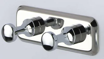 Produktbild von Geesa Serie 5000 handdoekhaak dubbel Chroom