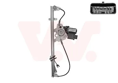 Produktbild von VAN WEZEL 0982262 Elektrischer Fensterheber Vorne Rechts für FIAT Ducato Kastenwagen (250, 290) Ducato Pritsche / Fahrgestell (250, 290) Ducato Bus