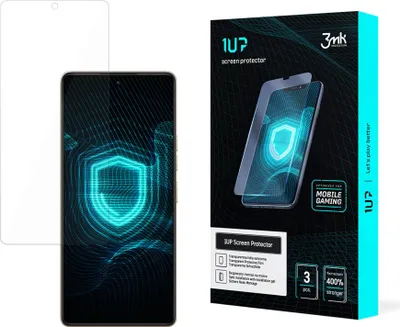 Produktbild von 3mk Display Schutzfolie 1UP für Tecno Camon 30 5G transparent Gaming (3 Stück)