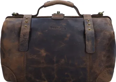 Produktbild von Greenland Nature Classic Bügeltasche Doktorkoffer Leder 41 cm