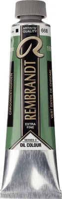 Produktbild von Rembrandt Ölfarbe Tube 40 ml Chromoxidgrün 668