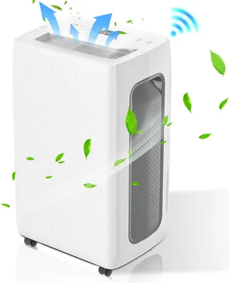 Obrázok produktu pre Odvlhčovač vzduchu Jayseuw - WIFI - 26 l / deň, 4,5 l nádoba, do 30 m², elektrický, sušenie bielizne, 24H časovač, automatický režim - výkon odvlhčovania miestnosti