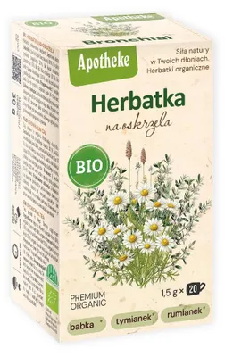 HERBATKA NA OSKRZELA Z TYMIANKIEM BIO (20 x 1,5 g) 30 g - APOTHEKE