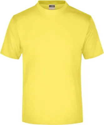 Produktbild von James & Nicholson T-Shirt Round-T Medium, Gr. M,gelb