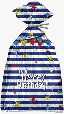 Produktbild von Partytüten - Happy Birthday! - ca. 27 x 12 cm - 20 Stück