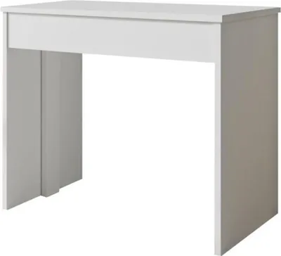 Produktbild von Dmora Ausziehbarer Konsolentisch Luisago 302x75x90h cm Weiß, 12 Plätze Ausziehbar