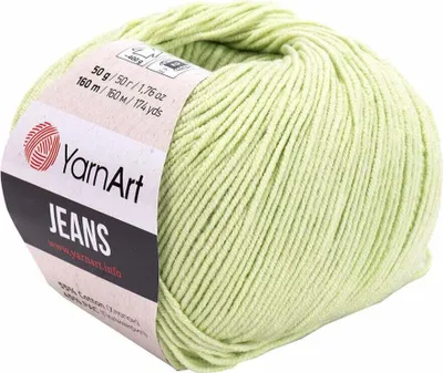 Zdjęcie produktu dla Yarn Art Jeans 11 Light Green Przędza dziewiarska