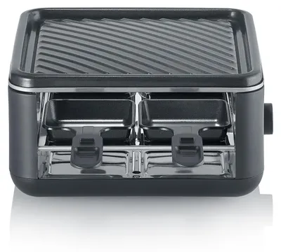 Produktbild von Severin RG 2360, 4 Person(en), Schwarz, 245 x 245 mm, Drehregler, 1,95 m, 800 W