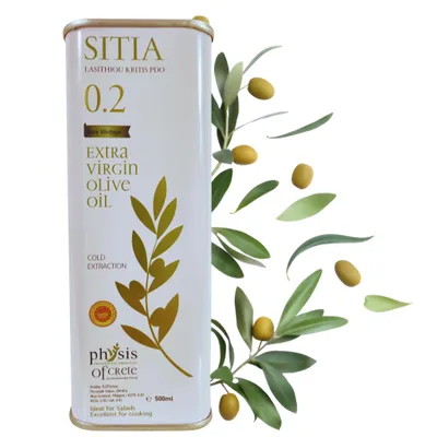 Zdjęcie produktu dla Oliwa extra virgin Physis of Crete Sitia PDO 0,2% 500 ml puszka