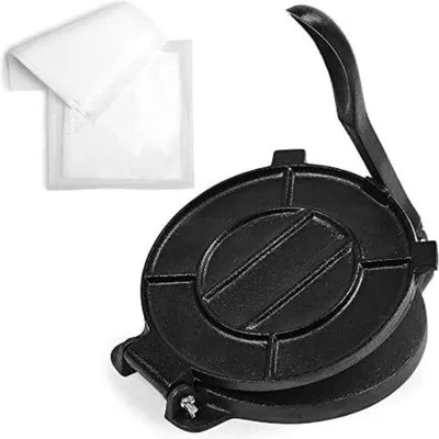 Image de Presse à tortillas 20 cm, ustensile de cuisine, acier inoxydable
