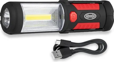 Produktbild von HEYNER® Werkstattlampe Akku LED-Arbeitsleuchte Inspektionsleuchte, wiederaufladbare Taschenlampe