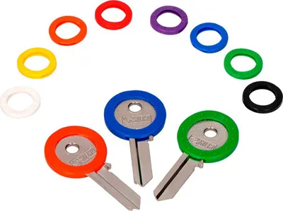 Produktbild von Sortiment von Kunststoffringen Durchmesser 29 cm – 8 verfügbare Farben.