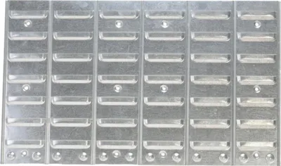 Produktbild von Hünersdorff Metallschlitzwand für Sichtlagerkasten Gr.1-4 B630xT15xH380 mm