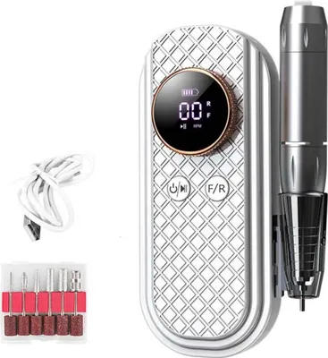 Produktbild von INF Professionelle 35000 U/min Elektrische Nagelfeile mit Memory Pause