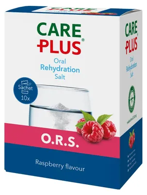 Productafbeelding van Care Plus O.R.S. Framboos Kind (10 stuks)