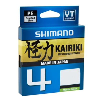 Produktbild von Shimano KAIRIKI 4 150m  Mantis Green 0,20mm/13,8kg geflochtene Angelschnur