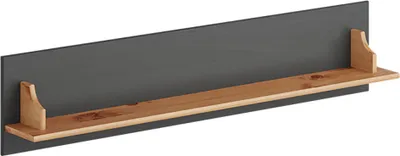 Produktbild von Wandboard, Massivholz in grau mit Kiefer Optik BORMIO-163