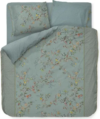 Produktbild von Pip Studio Perkal-Bettwäsche-Garnitur Autunno Farbe Light Blue Größe 200x200