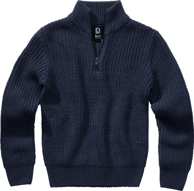 Produktbild von Brandit Marine Troyer Rollkragenpullover Grün 134-140 cm Grün 134-140 cm