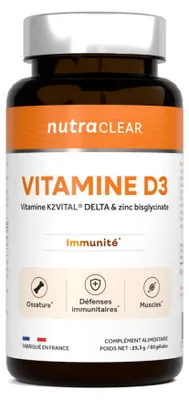 Image de Vitamine D3 (60 gélules)