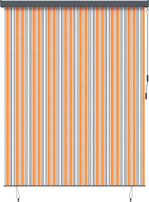 Produktbild von Rollo Gelb und Blau 200 x 250 cm Stoff und Aluminium