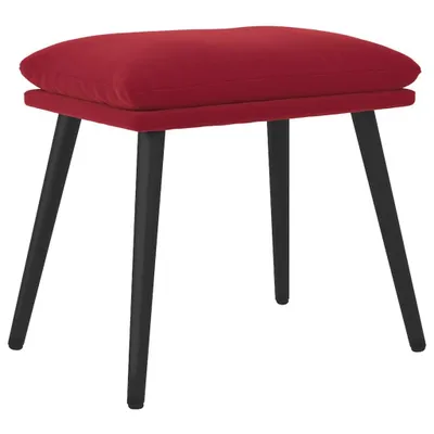 Produktbild von vidaXL Fußhocker Weinrot 45x29,5x35 cm Samt