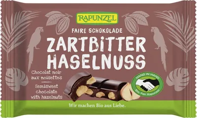 Image de Chocolat noir 60% - Noix entières 100g