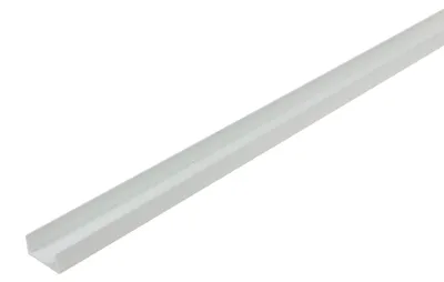 Zdjęcie produktu dla Forma U PVC 21x10x1mm Cezar Biały RAL9003 Mat 1m