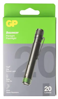 Zdjęcie produktu dla Latarka GP CP21 20lumen z 1x baterią AAA 1.5V