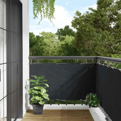 Produktbild von vidaXL Balkon-Sichtschutz Anthrazit 75x500 cm Oxford-Gewebe