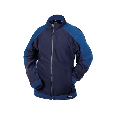 Produktbild von DASSY® Kazan Zweifarbige Fleecejacke DUNKELBLAU/KORNBLAU Gr.M Länge: STANDARD