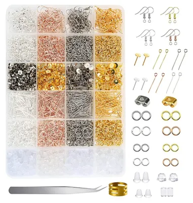 3600-teiliges Ohrring-Bastelset für DIY-Schmuck