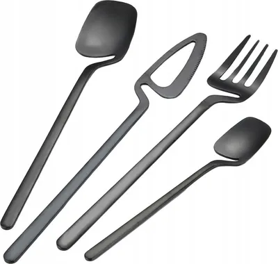 Immagine prodotto di Set di posate in acciaio inox Moderno 32 pezzi MATTE Set NERO