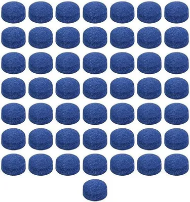 Immagine prodotto di Punte di ricambio per stecche da biliardo e snooker - Blu - 10 mm - Con custodia inclusa
