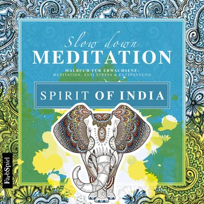 Produktbild von Malbuch Erwachsene Entspannung: Spirit of India - Mit zauberhaften Motiven entspannen